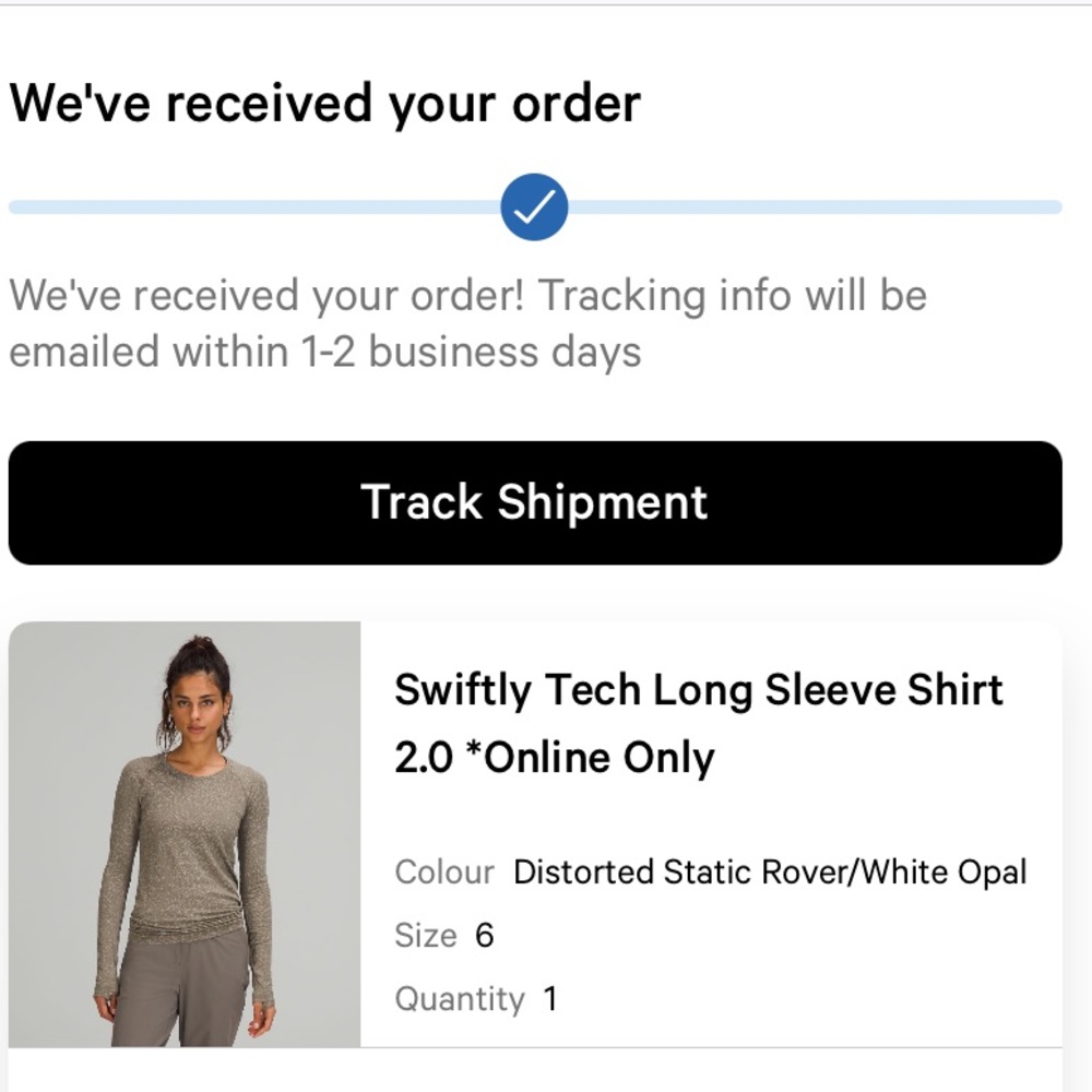Lululemon Swiftly tech long sleeve 2.0